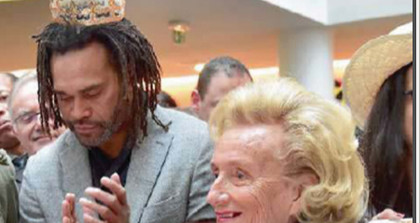 Christian Karembeu s’affiche avec Bernadette Chirac