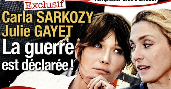 Carla Bruni voit Julie Gayet d'un très mauvais oeil