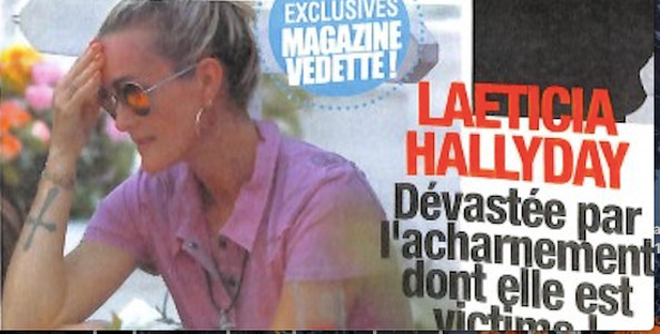 Laeticia dévastée par l'acharnement dont elle est victime