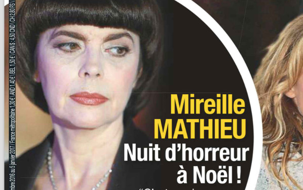 Mireille Mathieu, une nuit d'horreur à Noël dans France Dimanche