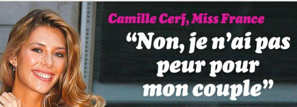 Camille Cerf (Miss France 2014) dans une relation forte avec son homme