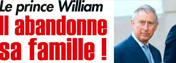Le mari de Kate Middleton abandonne sa famille