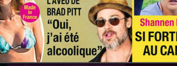 Alcoolique, Brad Pitt recadré par Angelina Jolie