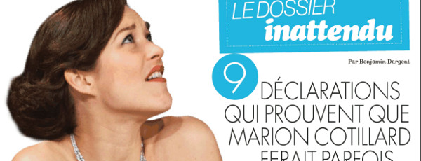 Après Guillaume Canet, Marion Cotillard peste contre la presse