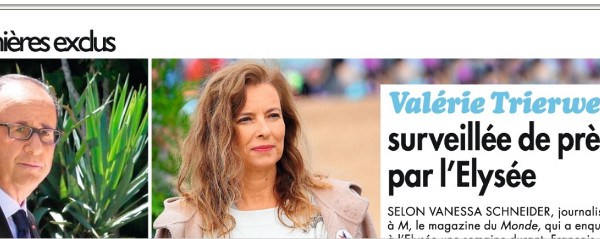 Avant Valérie Trierweiler, Carole Bouquet espionnée par l'Elysée