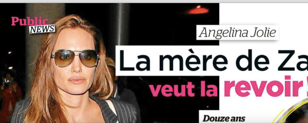Angelina Jolie craint de perdre sa fille Zahara