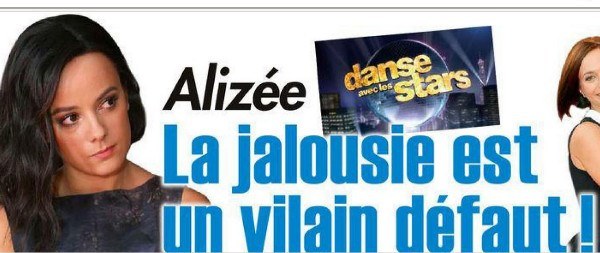 Nathalie Péchalat provoque malgré elle la jalousie d'Alizée