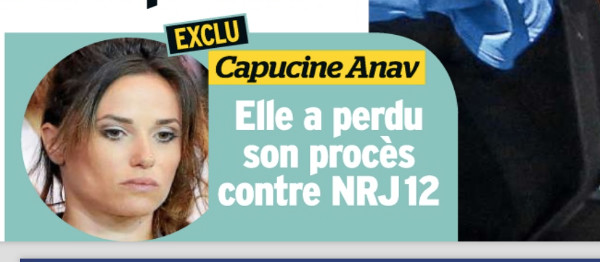 Capucine Anav et NRJ 12, leur bataille se réglera en Cour d'Appel