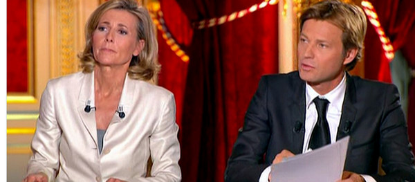 Laurent Delahousse adresse un message à Claire Chazal, virée par sa direction