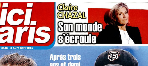 Le monde de Claire Chazal s'écroule selon Ici Paris