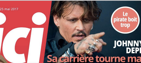 Johnny Depp, sa carrière tourne mal à cause son alcoolisme selon Voici