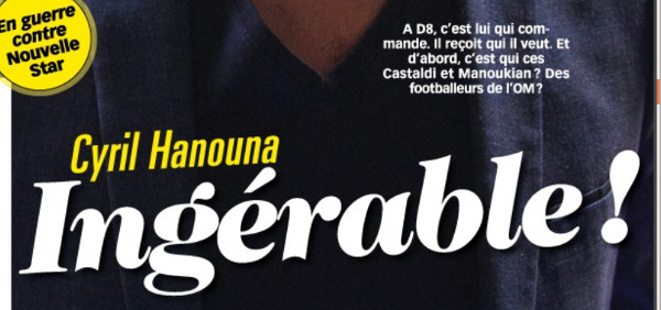 Cyril Hanouna, ingérable sur D8