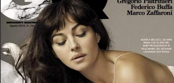Monica Bellucci sexy en Une de GQ Italie