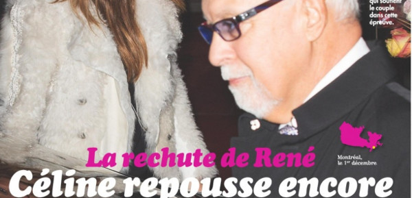 Céline Dion- Une nouvelle rechute pour René Angelil