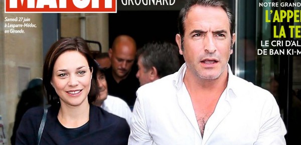 Nathalie Péchalat et Jean Dujardin, au concert de Johnny Hallyday (vidéo)