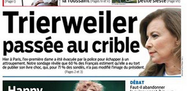 Valérie Trierweiler souhaite le meilleur à François Hollande