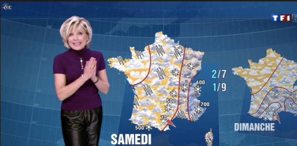 Evelyne Dhéliat - Quelle est la date de son retour à la météo de TF1 ?