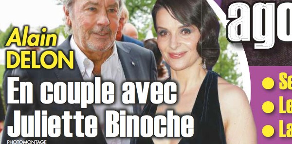 Alain Delon abattu, « son couple » avec Juliette Binoche brisé