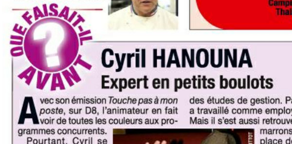 Cyril Hanouna, l'expert en petits boulots
