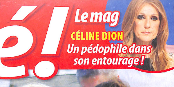 Céline Dion, sous le choc, un pédophile dans son entourage