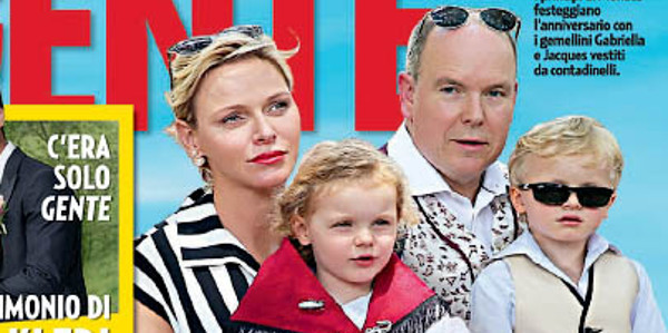 Charlène et Albert de Monaco, « une famille unie » avec leurs jumeaux dans Gente (photo)