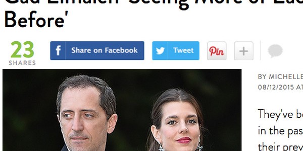 Gad Elmaleh et Charlotte Casiraghi, des retrouvailles en perspective pour la fin de l'année ? (photo)