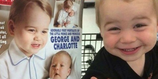 Le fils Kate Middleton se la joue star au baptême royal (photos)