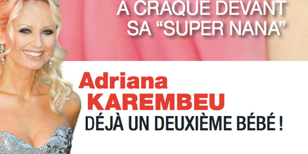 Adriana Karembeu, déjà un deuxième bébé