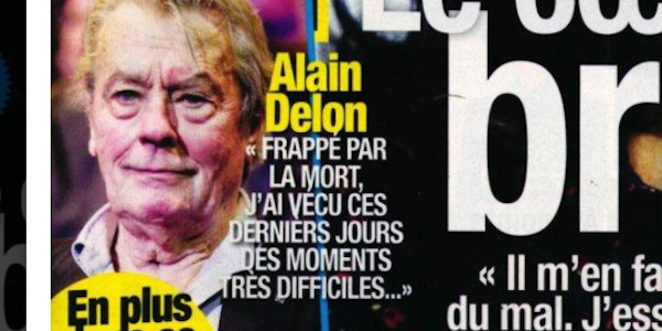 Alain Delon, frappé par la mort, des moments terrifiants, il ouvre son cœur