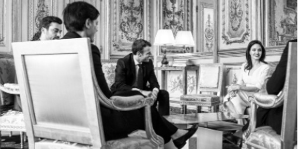 Angelina Jolie reçue par Emmanuel Macron- Les photos officielles dévoilées