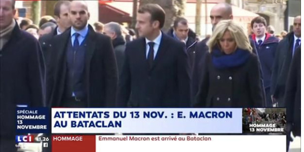 Brigitte Macron en larmes lors de l'hommage aux victimes du Bataclan (photo)