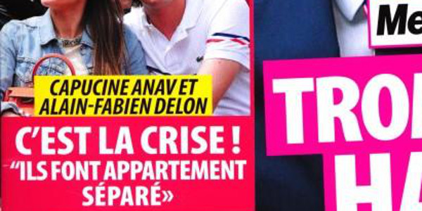 Capucine Anav et Alain-Fabien Delon, drame, ils font appartement séparé
