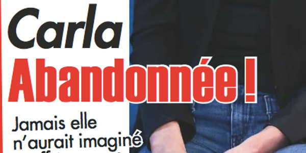 Carla Bruni seule et abandonnée, elle livre sa vérité (photo)