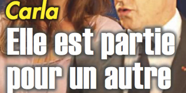 Carla Bruni, triste révélation, « partie pour un autre »
