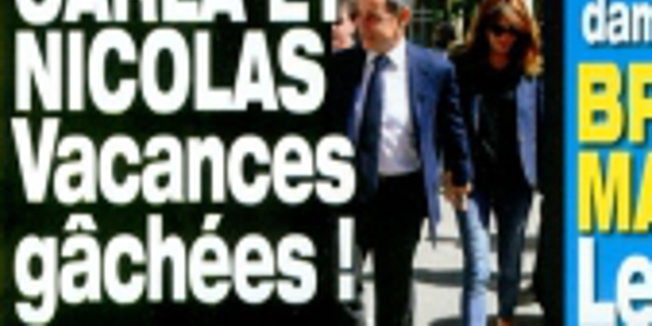 Carla Bruni, vacances gâchées, elle terrifie Nicolas Sarkozy