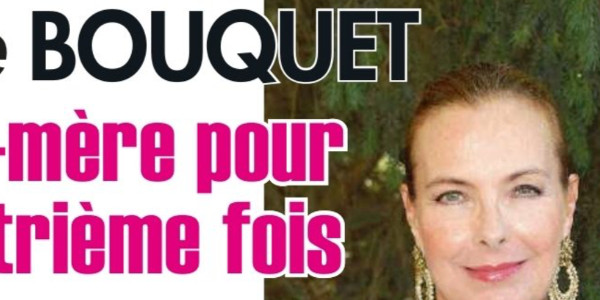 Carole Bouquet, bonheur, 4e fois grand-mère
