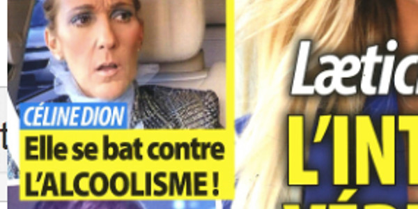 Céline Dion, alcoolisme, triste confidence