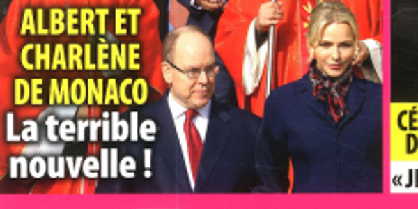 Charlène de Monaco, Albert, le choc, une terrible nouvelle