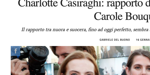 Charlotte Casiraghi, Carole Bouquet, frictions familiales, une photo en dit long