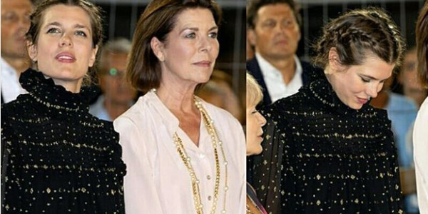 Charlotte Casiraghi sublime et en rondeurs au côté de sa mère