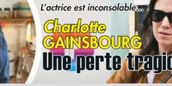 Charlotte Gainsbourg, inconsolable, une perte tragique