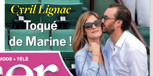 Cyril Lignac officialise avec Marine à Roland Garros