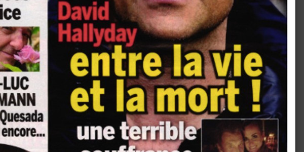 David Hallyday, le choc, entre la vie et la mort, la photo en dit long