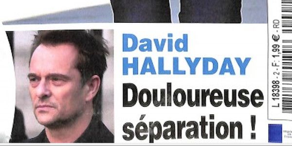 David Hallyday « une douloureuse séparation »