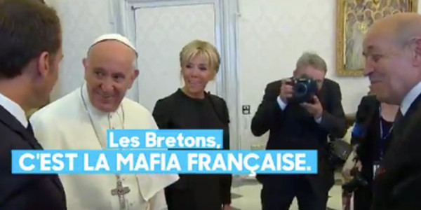Emmanuel Macron blague devant le Pape : « Les Bretons, c'est la mafia française » (vidéo)
