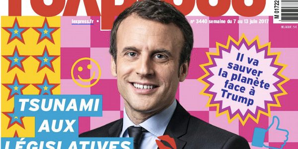 Emmanuel Macron pris pour Justin Bieber par l'Express