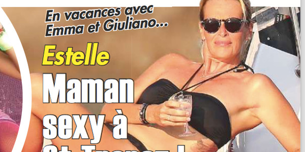 Estelle Lefébure « maman sexy » à Saint-Tropez (photo)