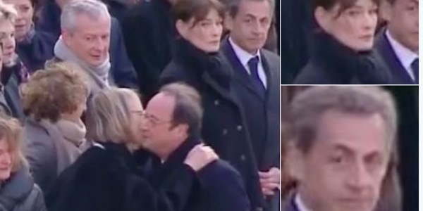 Carla Bruni-Sarkozy et François Hollande, un conflit latent même à l'hommage de Johnny Hallyday