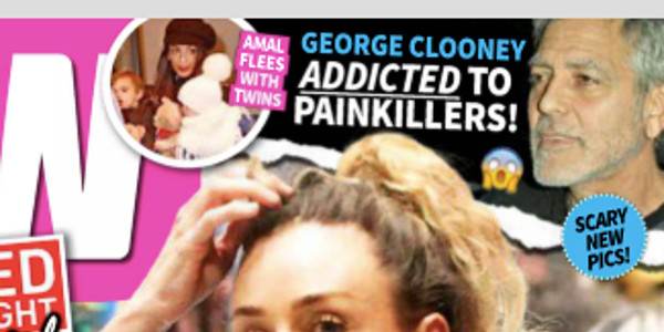 George Clooney addict aux antidouleurs, la photo choc