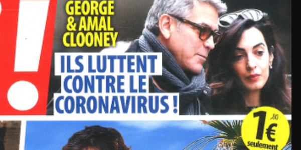 George Clooney, Amal Clooney, le choc, ils luttent contre le coronavirus